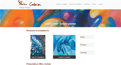 Desktop Screenshot of eric-corbier.com
